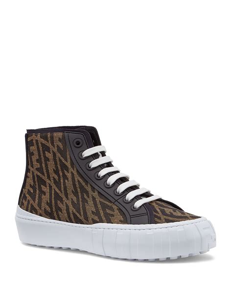 fendi tennis shoes mens|fendi designer high top sneakers.